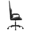 Vidaxl Silla Gaming Cuero Sintético Negro Y Blanco