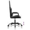 Vidaxl Silla Gaming Cuero Sintético Negro Y Blanco