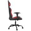 Vidaxl Silla Gaming De Masaje Cuero Sintético Negro Y Rojo