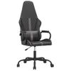 Vidaxl Silla Gaming Cuero Sintético Negro Y Gris