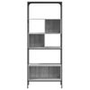 Vidaxl Librería 5 Estantes Madera Ingeniería Gris Sonoma 76x33x188,5cm