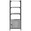 Vidaxl Librería 3 Estantes Madera Ingeniería Gris Sonoma 41x30x109,5cm