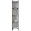 Vidaxl Librería 5 Estantes Madera Ingeniería Gris Sonoma 76x32x158 Cm