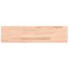 Vidaxl Estante De Pared Madera Maciza De Haya 80x20x1,5 Cm Marrón