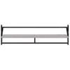 Vidaxl Estantes De Pared Con Barras 2 Uds Gris Sonoma 100x25x30 Cm