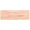 Vidaxl Estante De Pared Madera Maciza De Haya 60x20x4 Cm Marrón