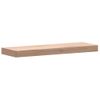 Vidaxl Estante De Pared Madera Maciza De Haya 60x20x4 Cm Marrón