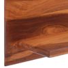 Vidaxl Estantes De Pared 2 Unidades Madera Maciza Acacia 112x20x26 Cm Marrón