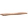 Vidaxl Estante De Pared Madera Maciza De Haya 80x20x4 Cm Marrón