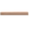 Vidaxl Estante De Pared Madera Maciza De Haya 40x20x4 Cm Marrón