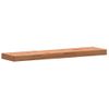 Vidaxl Estante De Pared Madera Maciza De Haya 80x20x4 Cm Marrón