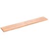 Vidaxl Estante Pared Madera Roble Tratada Marrón Claro 180x30x(2-4) Cm