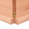 Vidaxl Estante Pared Madera Roble Tratada Marrón Claro 160x40x(2-4) Cm