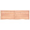 Vidaxl Estante Pared Madera Roble Tratada Marrón Claro 160x50x(2-6) Cm