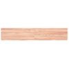 Vidaxl Estante Pared Madera Roble Tratada Marrón Claro 160x30x(2-6) Cm