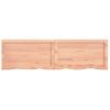 Vidaxl Estante Pared Madera Roble Tratada Marrón Claro 140x40x(2-4) Cm