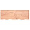 Vidaxl Estante Pared Madera Roble Tratada Marrón Claro 180x60x(2-6) Cm