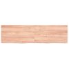 Vidaxl Estante Pared Madera Roble Tratada Marrón Claro 180x50x(2-6) Cm