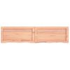 Vidaxl Estante Pared Madera Roble Tratada Marrón Claro 120x30x(2-4) Cm