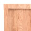 Vidaxl Estante Pared Madera Roble Tratada Marrón Claro 120x30x(2-4) Cm