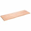 Vidaxl Estante Pared Madera Roble Tratada Marrón Claro 180x60x(2-4) Cm