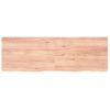 Vidaxl Estante Pared Madera Roble Tratada Marrón Claro 180x60x(2-4) Cm