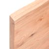 Vidaxl Estante Pared Madera Roble Tratada Marrón Claro 180x60x(2-4) Cm