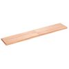 Vidaxl Estante Pared Madera Roble Tratada Marrón Claro 160x30x(2-4) Cm