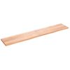 Vidaxl Estante Pared Madera Roble Tratada Marrón Claro 220x40x(2-4) Cm