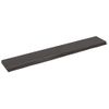 Vidaxl Estante Pared Madera Roble Tratada Marrón Oscuro 180x30x(2-6)cm