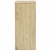 Vidaxl Cajonera Sauda Madera Maciza De Pino Color Roble 76,5x39x91 Cm Marrón