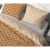 Juego De Cama De Poliéster 240 X 220 Cm - Beige