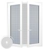 Kit Mosquitera 100x100cm Con Cinta Adhesiva 4m X 0,7cm Luance Blanco