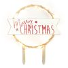 Cake Topper Led - Merry Christmas