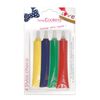 Paquete De 4 Bolígrafos De Chocolate - Rojo, Azul, Verde Y Amarillo -