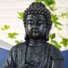Fuente De Interior Grande Buda Meditación Con Iluminación Led
