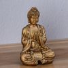 Estatua Decoración Zen Buda Meditación De Oro