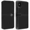 Funda Apple Iphone Xs Max Cartera Efecto Grano – Negro