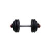 Barras Establecidas + Pesas 93 Kg - Fitlife - En Acero - Todo Incluido | Perfecto Para Entrenar En Casa O En El Gimnasio | Negro Y Plata | Trendyflair.