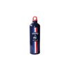 Sports Gourde - Federación Francesa De Fútbol - Aluminio - Capacidad: 750 Ml | Resistente Y Ligera | 25 Cm De Altura, 7 Cm De Diámetro | Azul Y Blanco | Trendyflair