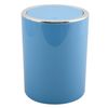 Cubo De Basura Msv 6l "kamaka" De Plastico En Color Azul Palido 20,7 X 22 X 28,1 Cm
