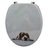 Asiento De Wc Mdf Doggy Bath Biasagras Inox