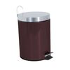 Papelera Metal 3l Marron Chocolate