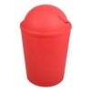 Cubo De Basura "ako" 5,5l Con Tapa Abatible Roja