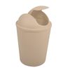 Cubo De Basura "ako" 5,5l Con Tapa Abatible Beige