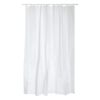 Cortina De Baño Poliester 180x200 Premium Blanco