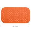 Alfombra Antideslizante Class Premium (36 X 76 Cm) Naranja - Msv.