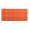 Alfombra Antideslizante Quadro Premium (36 X 76 Cm) Naranja - Msv.