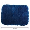 Alfombrilla De Microfibra, Azul Oscuro - Msv