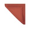 Alfombra De Baño De Poliéster Msv Chenille 80 X 50 Cm Terracota